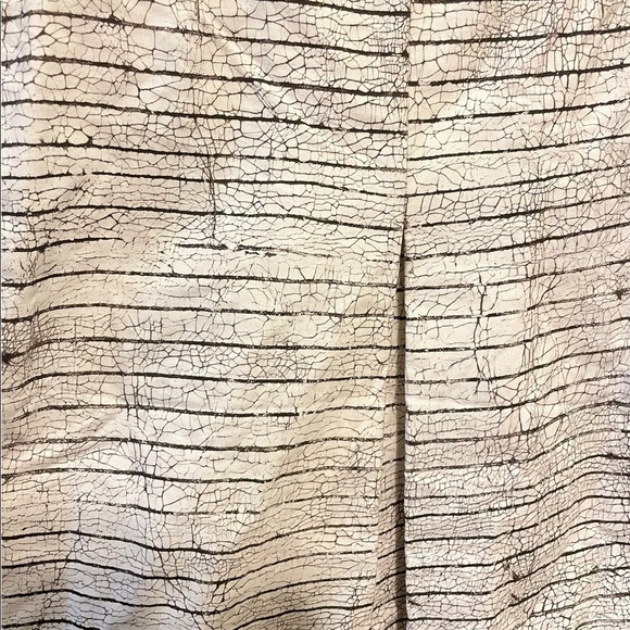 Tory Burch Palma Stripe Cracked Print A Line Straight Pencil Skirt - Picture 7 of 8